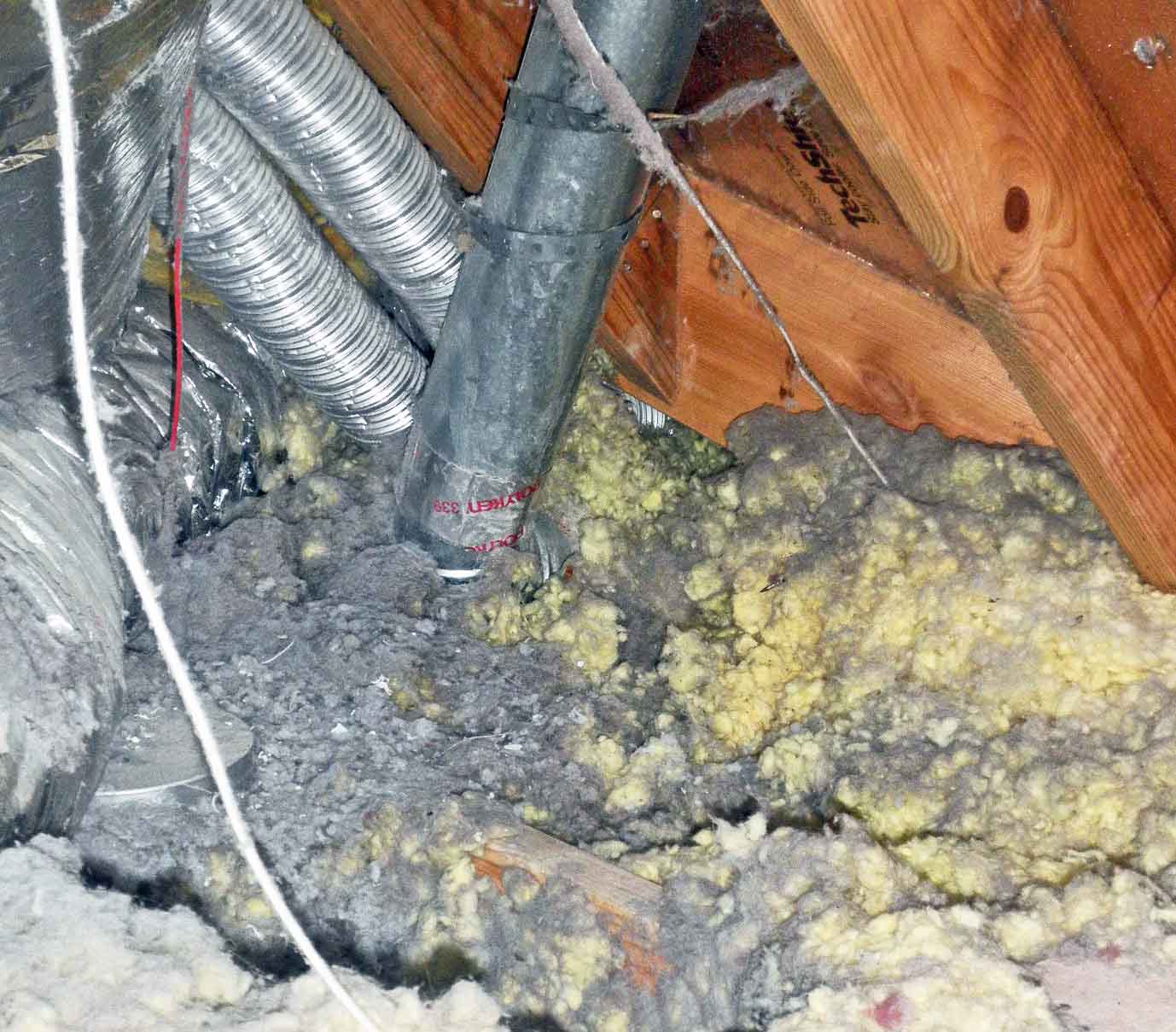 Dryer Vent Pipe Disconnected