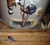 Water Heater Not Fully Assembled